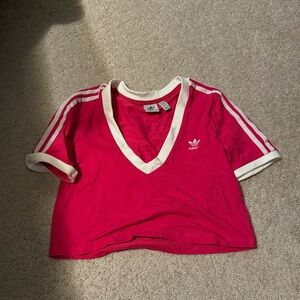Adidas size medium crop v neck